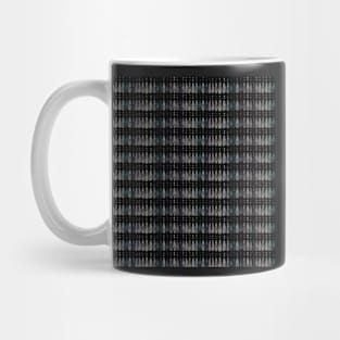 Teardrops Stripes in Dark Neutrals by MarcyBrennanArt Mug